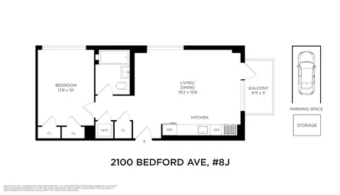 2100 Bedford Ave #8J, Brooklyn, NY 11226