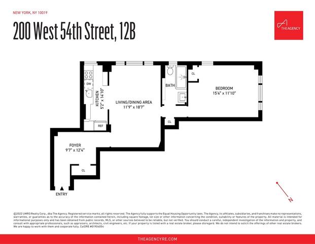 200 W 54th St #12B, New York, NY 10019