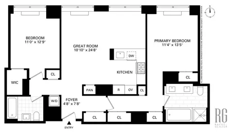210 Warren St #25C, New York, NY 10282