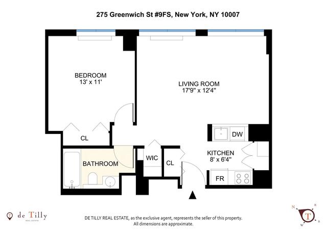 275 Greenwich St #9F, New York, NY 10007