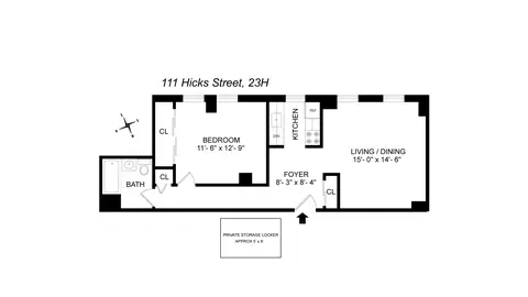 111 Hicks St #23H, Brooklyn, NY 11201
