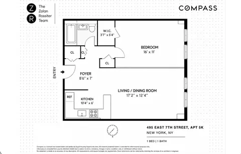 495 E 7th St #5K, Brooklyn, NY 11218