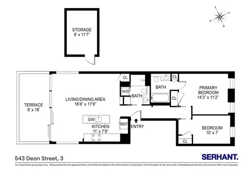 543 Dean St #3, Brooklyn, NY 11217