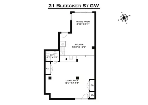 21 Bleecker St #GW, New York, NY 10012