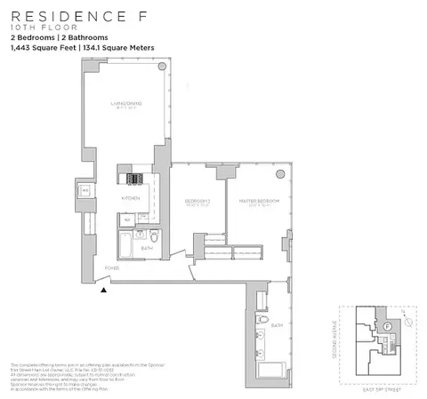 305 E 51st St #14F, New York, NY 10022