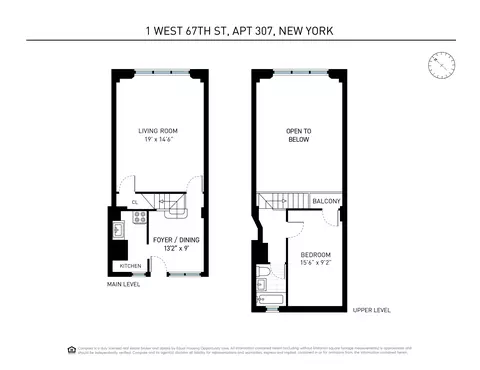 1 W 67th St #307, New York, NY 10023