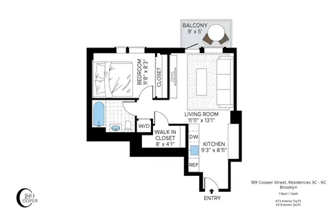 189 Cooper St #4C, Brooklyn, NY 11207