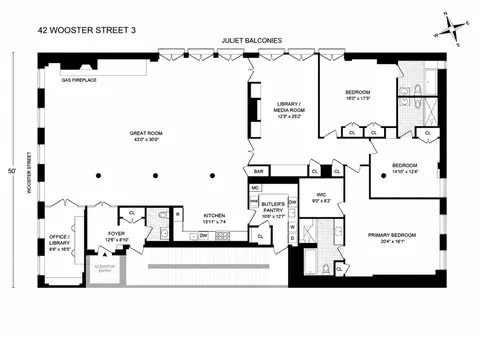42 Wooster St #3, New York, NY 10013