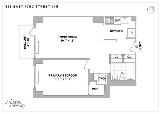 515 E 72nd St #11N, New York, NY 10021