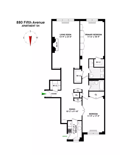 880 5th Ave #5H, New York, NY 10021