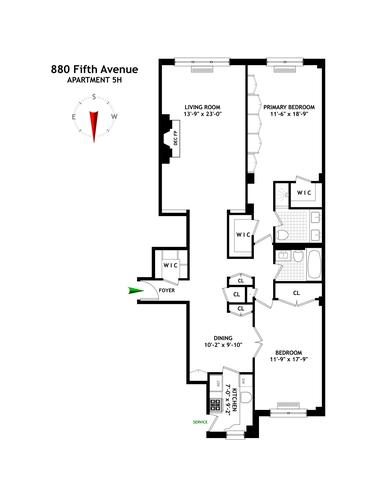 880 5th Ave #5H, New York, NY 10021