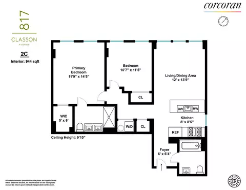 817 Classon Ave #2C, Brooklyn, NY 11238