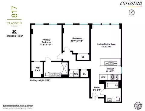 817 Classon Ave #2C, Brooklyn, NY 11238