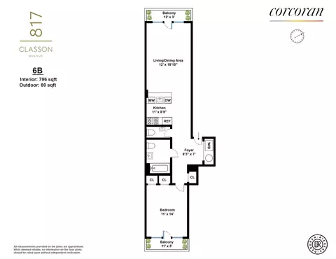 817 Classon Ave #6B, Brooklyn, NY 11238