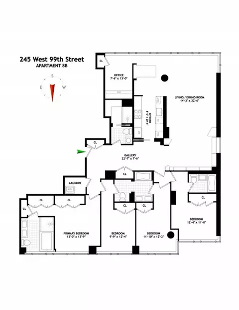 245 W 99th St #8B, New York, NY 10025