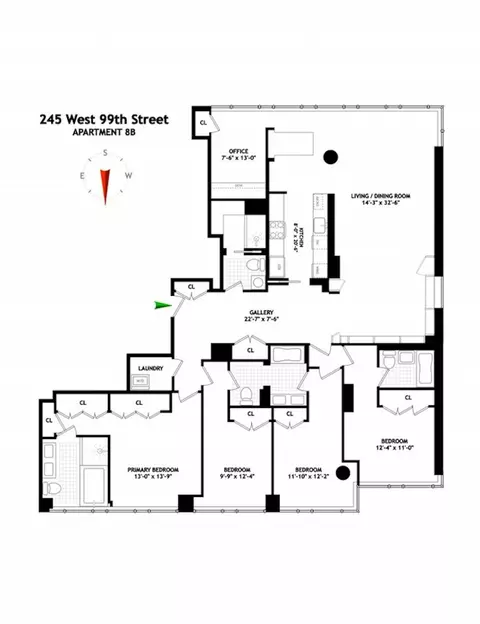 245 W 99th St #8B, New York, NY 10025