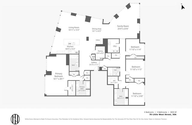 70 Little West St #30A, New York, NY 10004