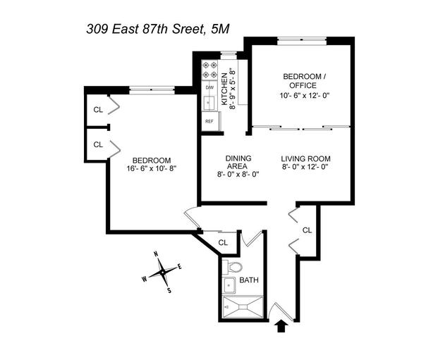 309 E 87th St #5M, New York, NY 10128