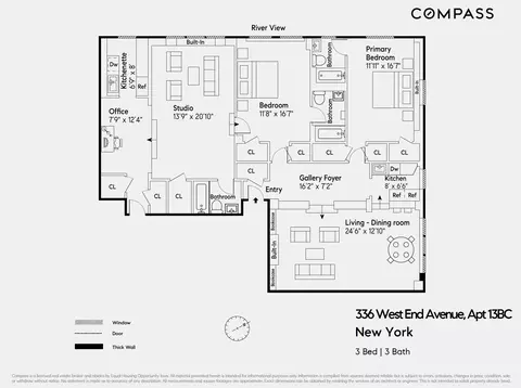 336 W End Ave #13BC, New York, NY 10023