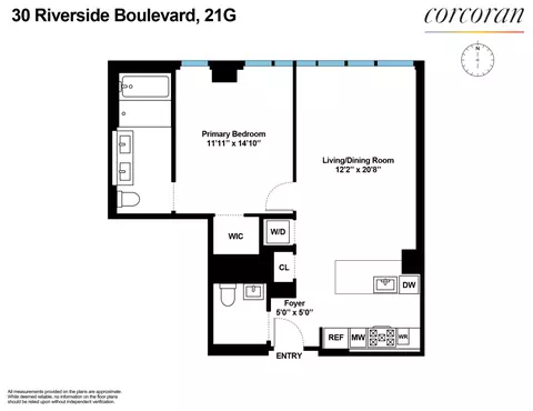 30 Riverside Blvd #21G, New York, NY 10069