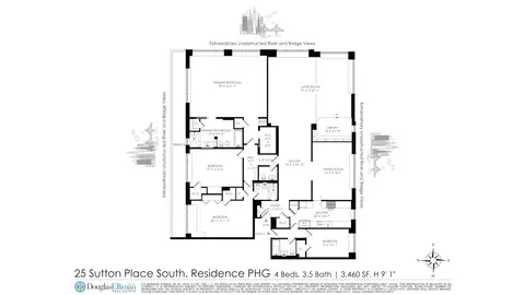25 Sutton Pl S #PHG, New York, NY 10022