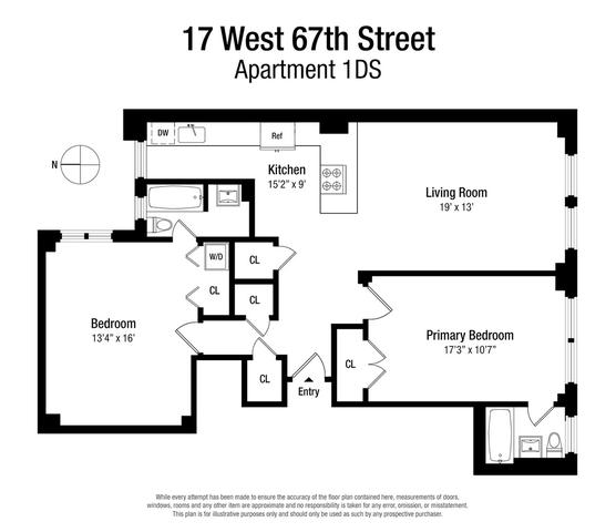 17 W 67th St #1DS, New York, NY 10023