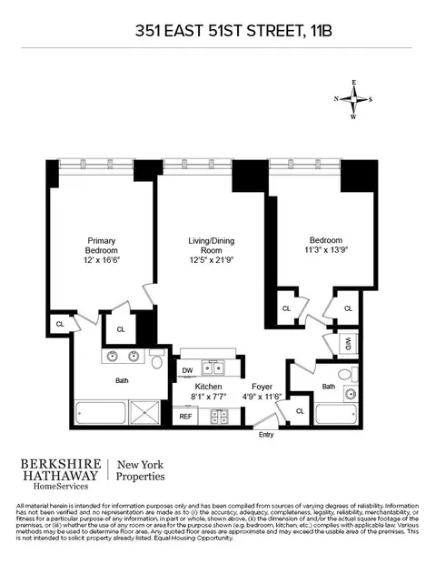 351 E 51st St #11B, New York, NY 10022