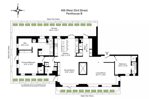 405 W 23rd St #PHB, New York, NY 10011