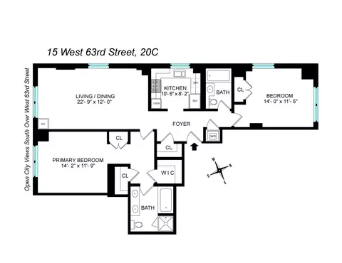 15 W 63rd St #20C, New York, NY 10023