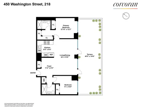 450 Washington St #218, New York, NY 10013