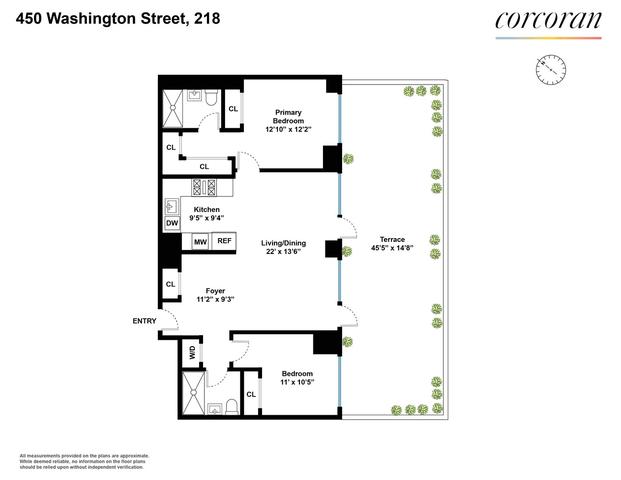 450 Washington St #218, New York, NY 10013