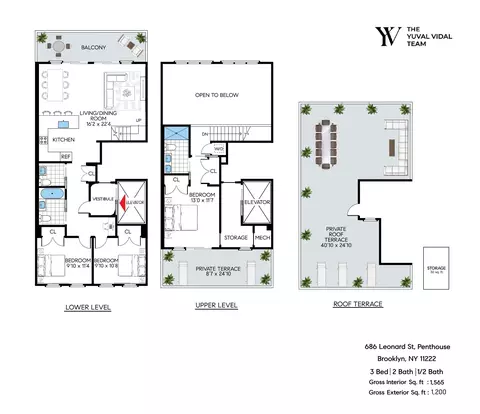 686 Leonard St #PH, Brooklyn, NY 11222