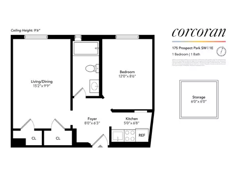 175 Prospect Park SW #1E, Brooklyn, NY 11218