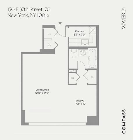 150 E 37th St #7G, New York, NY 10016