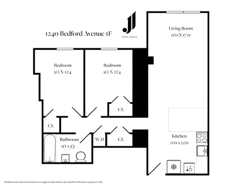 1240 Bedford Ave #1F, Brooklyn, NY 11216