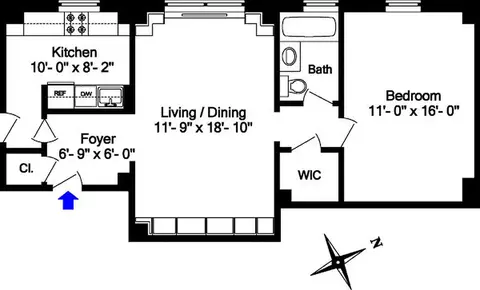 201 W 89th St #4C, New York, NY 10024