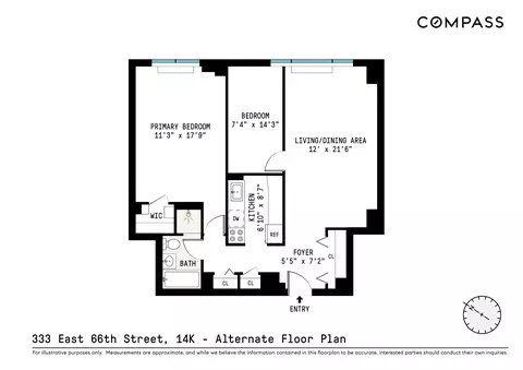 333 E 66th St #14K, New York, NY 10065