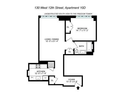 130 W 12th St #10D, New York, NY 10011