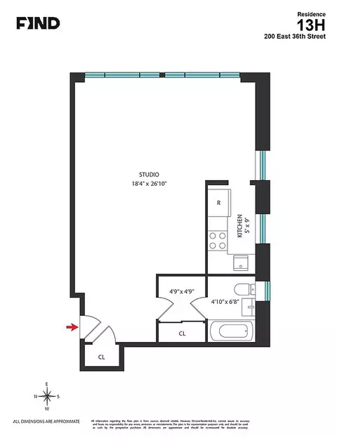 200 E 36th St #13-H, New York, NY 10016