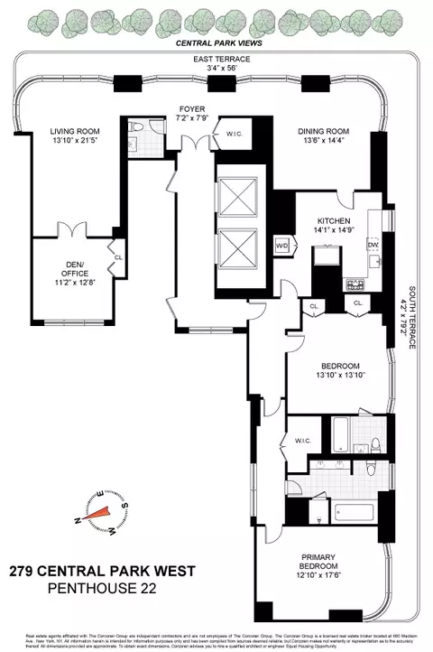 279 Central Park W #PH22, New York, NY 10024