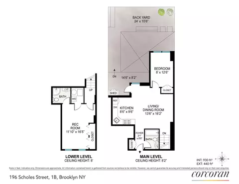 196 Scholes St #1B, New York City, NY 11211