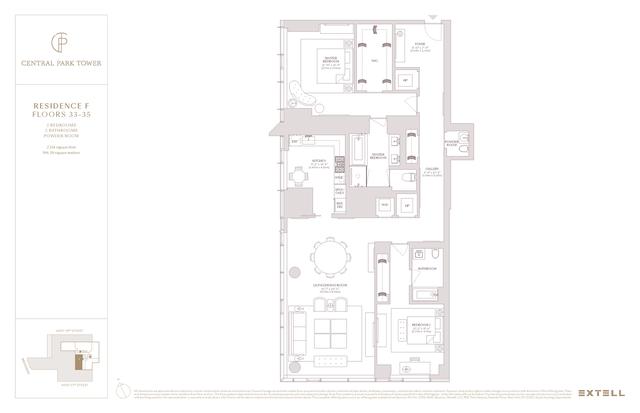 217 W 57th St #33F, New York, NY 10019