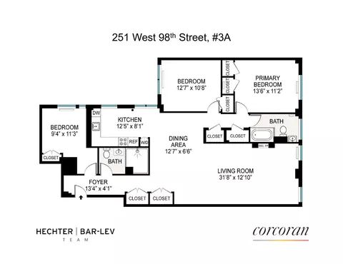 251 W 98th St #3A, New York, NY 10025