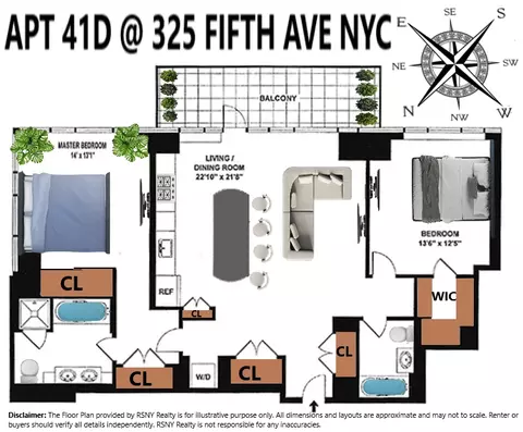 325 5th Ave #41D, New York, NY 10016