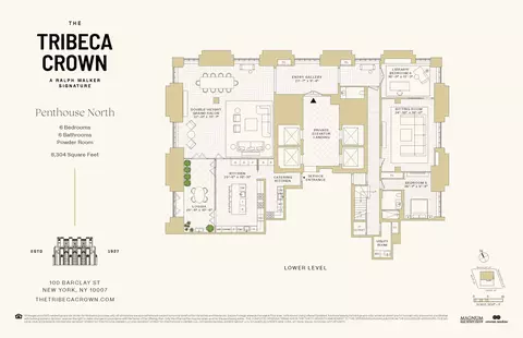 100 Barclay St #PHNORTH, New York, NY 10007