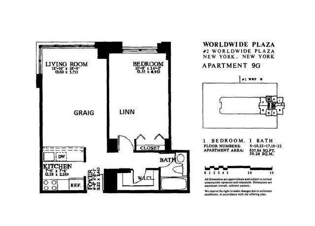 350 W 50th St #9G, New York, NY 10019