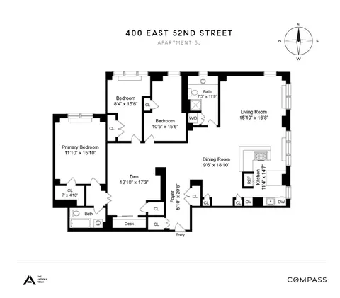 400 E 52nd St #3J, New York, NY 10022