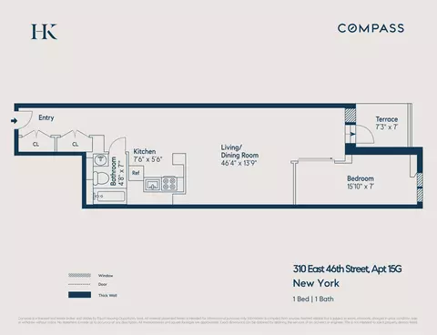 310 E 46th St #15G, New York, NY 10017