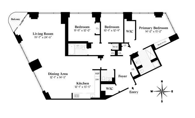 272 W 107th St #11C, New York, NY 10025
