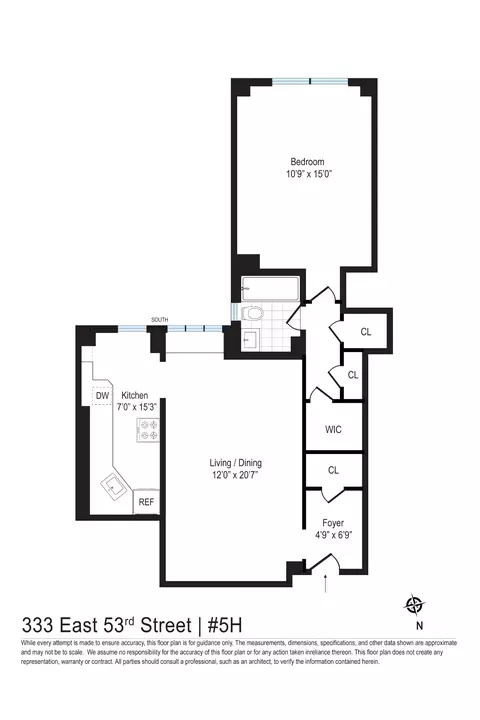 333 E 53rd St #5H, New York, NY 10022